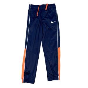y2k 2000s nike sweatpants 6-7 years toddler kids blue orange sportswear athletic